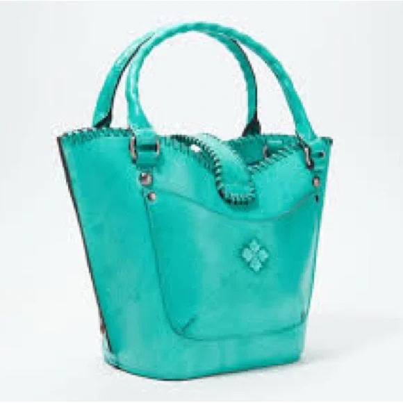 💙Patricia Nash Turquoise Crossbody Purse - Picture 8 of 16